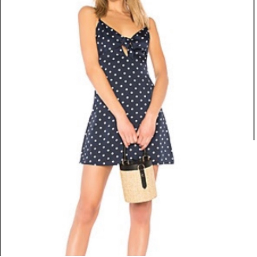 Tiara tie front mini dress By the way. NWT